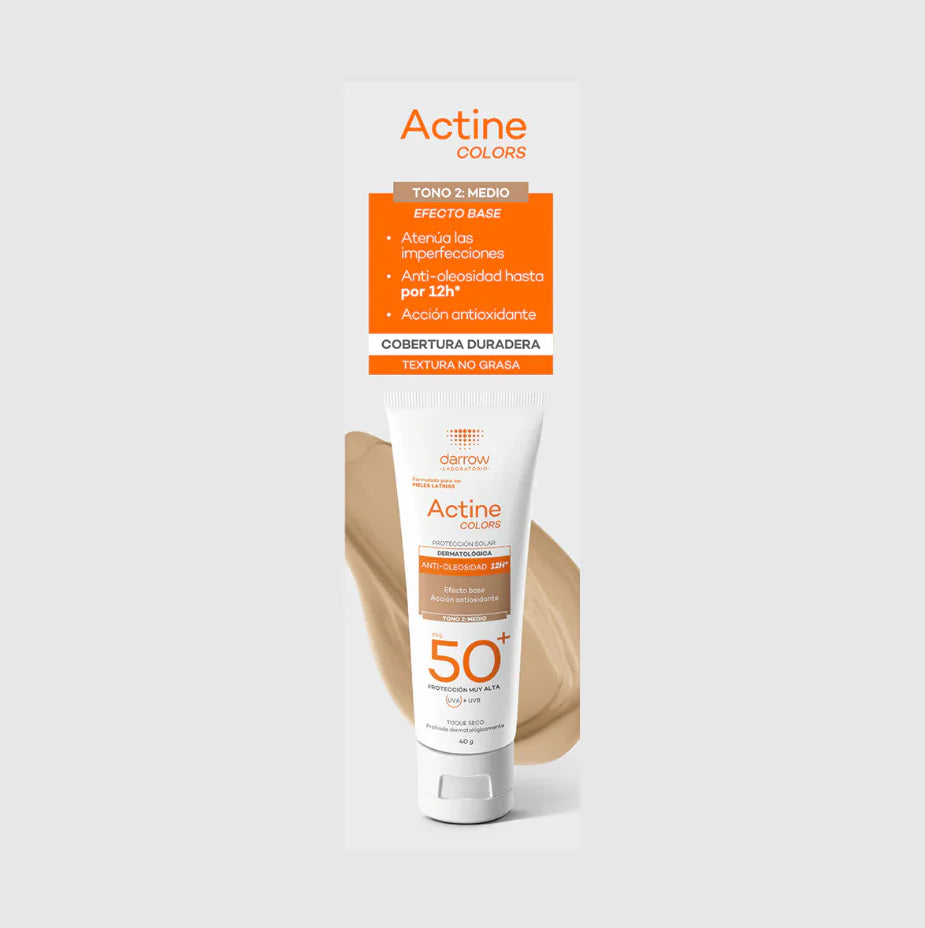 Actine Colors Tono 2 Medio SPF50+