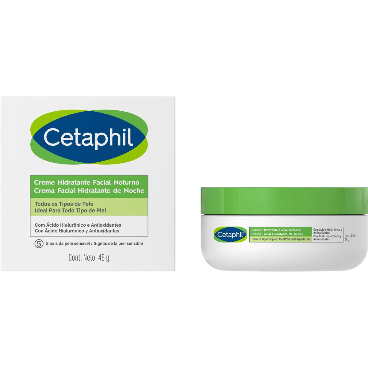 Cetaphil Crema Hidratante Facial de Noche 48g