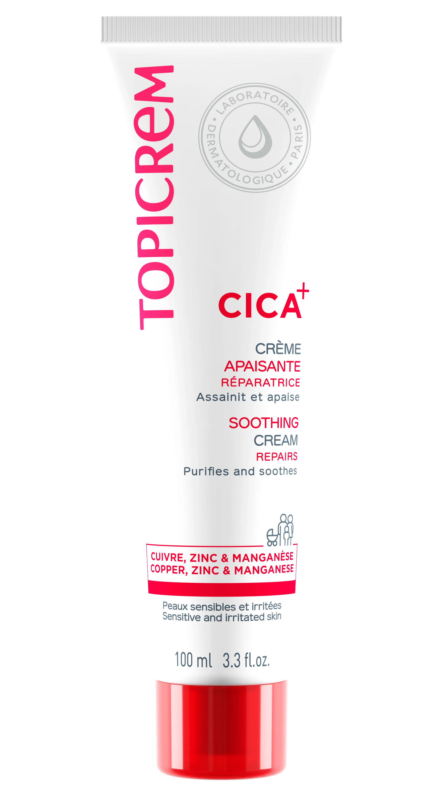 Topicrem - Crema para la Piel Sensible Calmante- CICA+