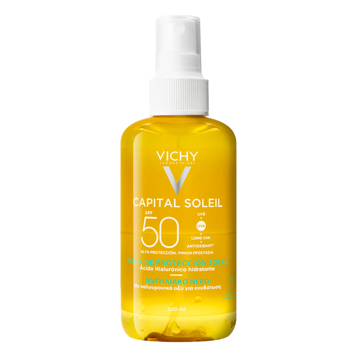 Capital Soleil SPF50+ Agua de protección solar 200ml