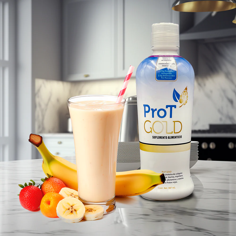ProtGOLD. Berry Flavor sugar-free proteína líquida. 30 oz (887 ml)