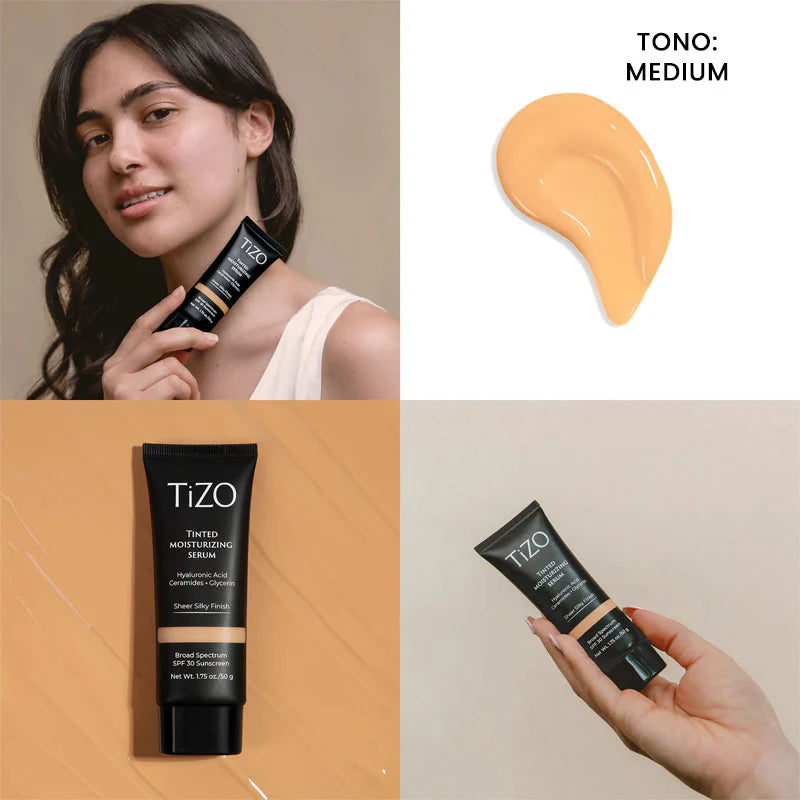 TIZO TINTED MOISTURIZING SERUM SPF 30 50gr