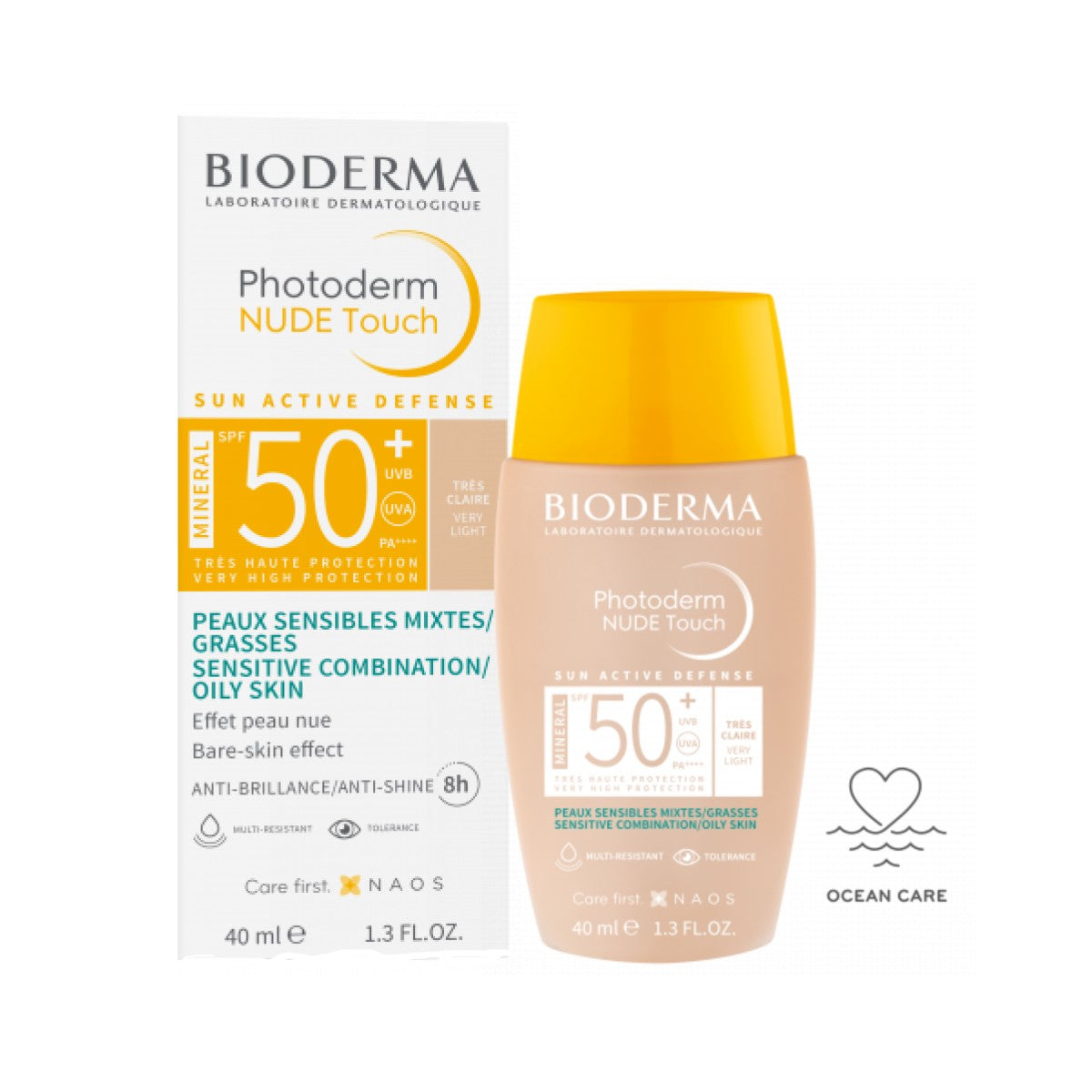Photoderm Nude Touch Tono Muy Claro SPF50+ 40ml