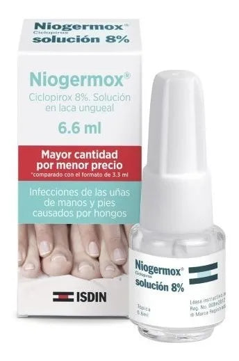 Niogermox Ciclopirox 8% 6.6ml
