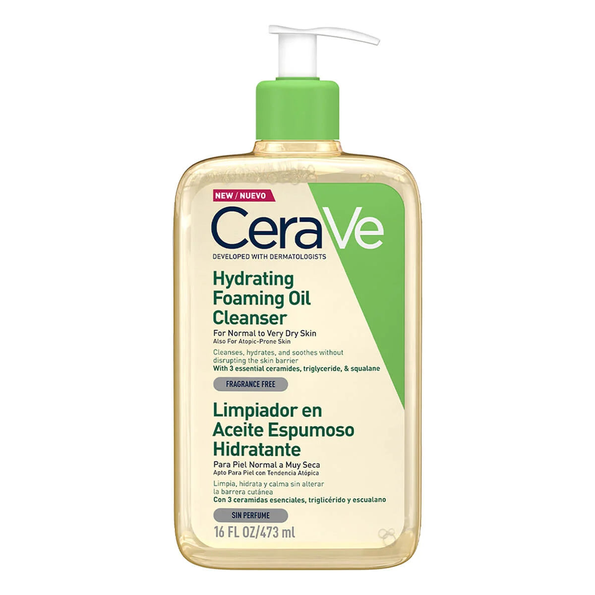 Cerave Limpiador Aceite Espumoso 473ml