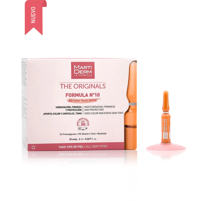 The Originals Formula Nº10 HD Color Touch SPF30 Ampolletas 30x2ml