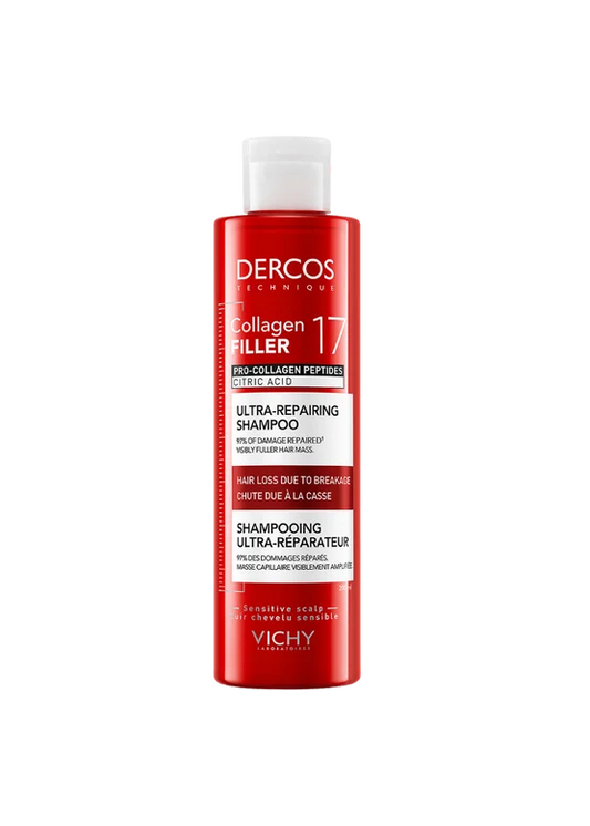 Dercos Shampoo Reparador Collagen Filler 17