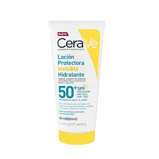 CeraVe Loción Protectora Invisible Hidratante SPF50+