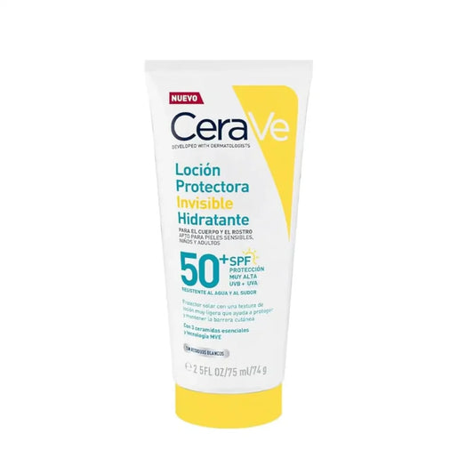 CeraVe Loción Protectora Invisible Hidratante SPF50+