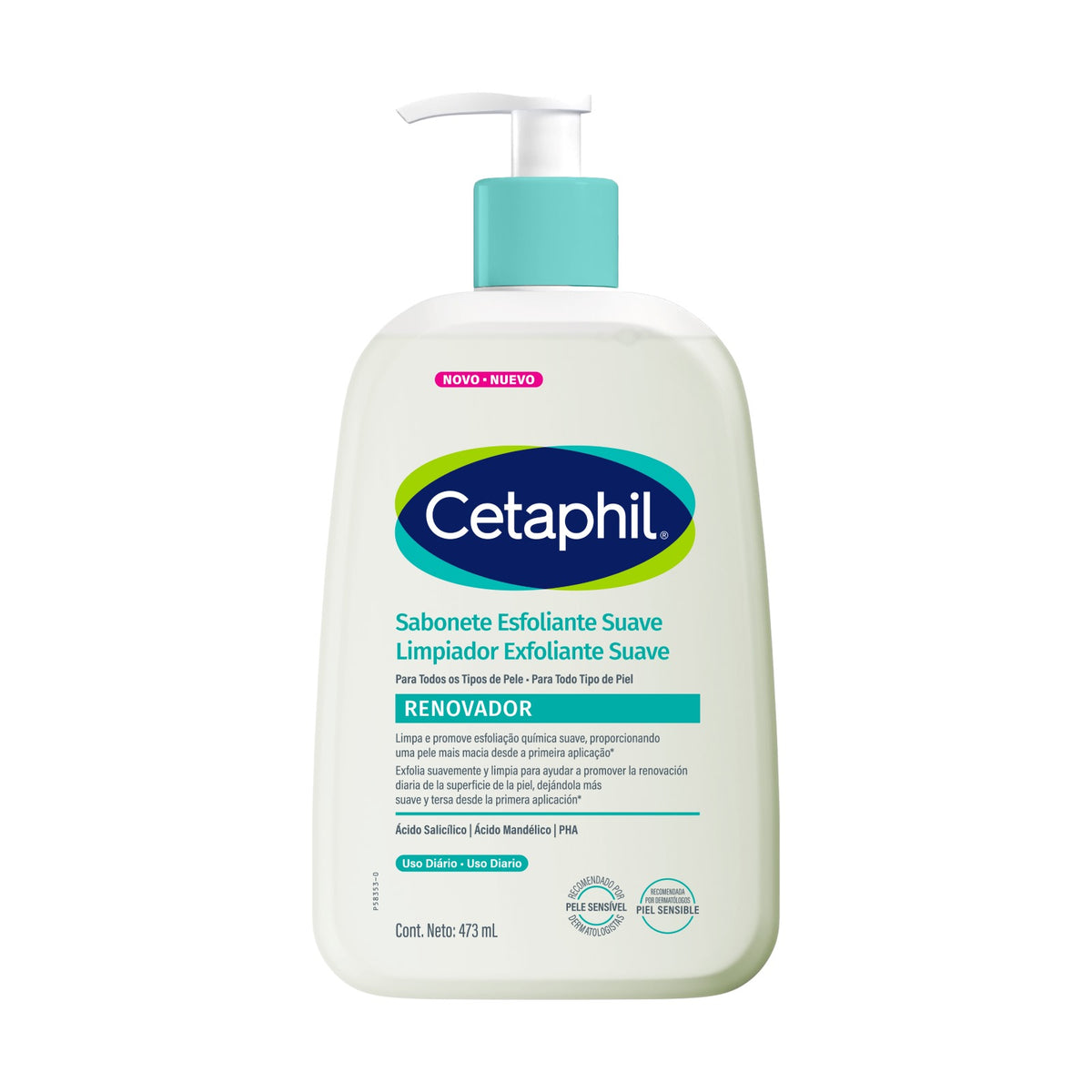 Limpiador Exfoliante Suave 473ml Cetpahil