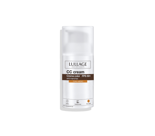 CC Cream Crema Color Antimanchas Tono Medio SPF50+