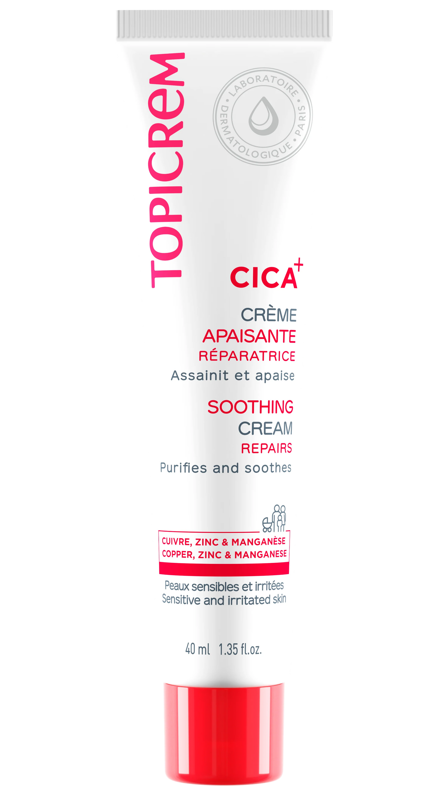 Topicrem - Crema para la Piel Sensible Calmante- CICA+