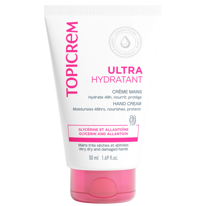 Topicrem - Crema para la Piel Sensible para Manos Ultra-Hidratante - 50 ml