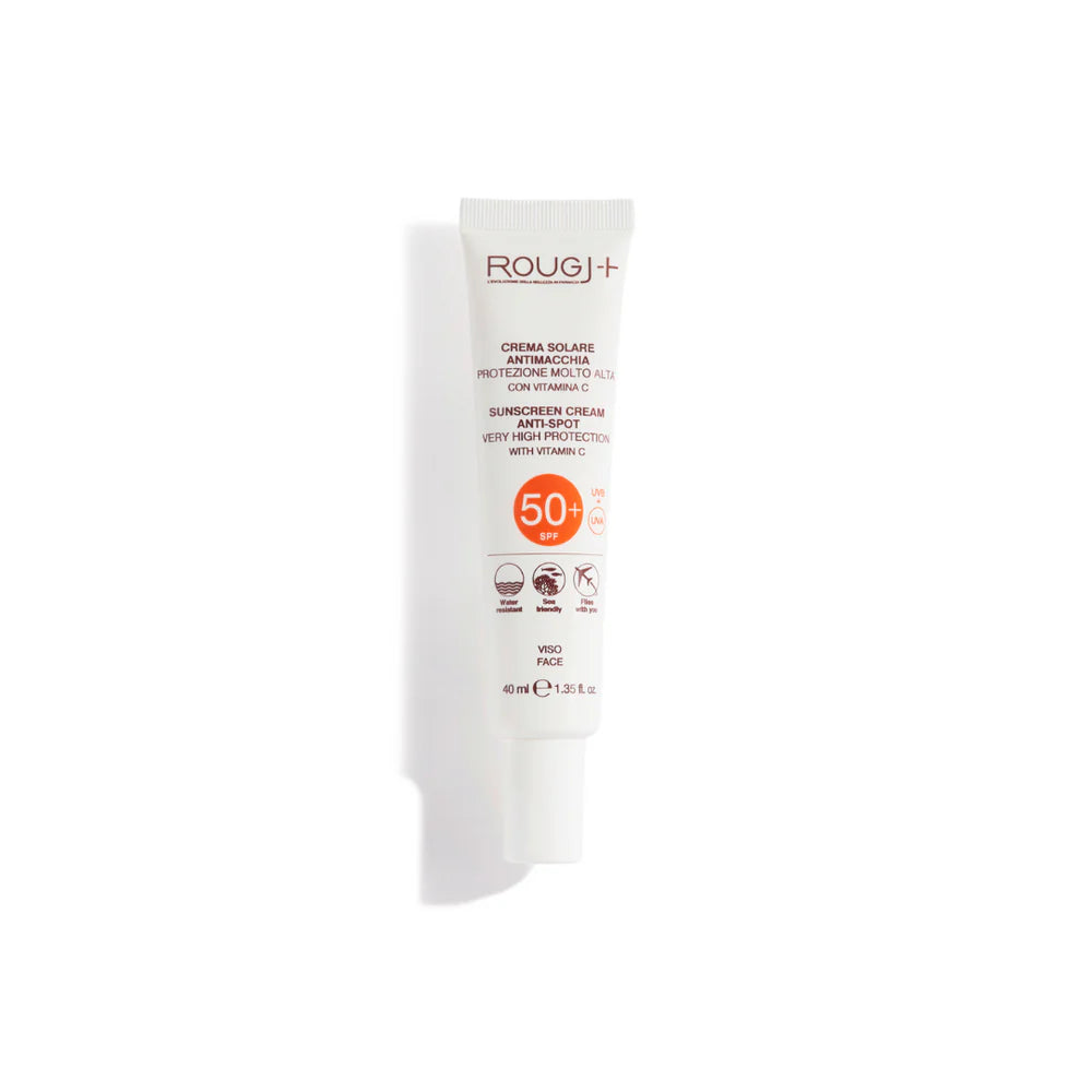 Crema Solar FPS 50+ Rostro Anti-Manchas con Vitamina C Rougj+