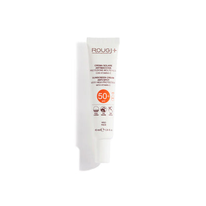 Crema Solar FPS 50+ Rostro Anti-Manchas con Vitamina C Rougj+