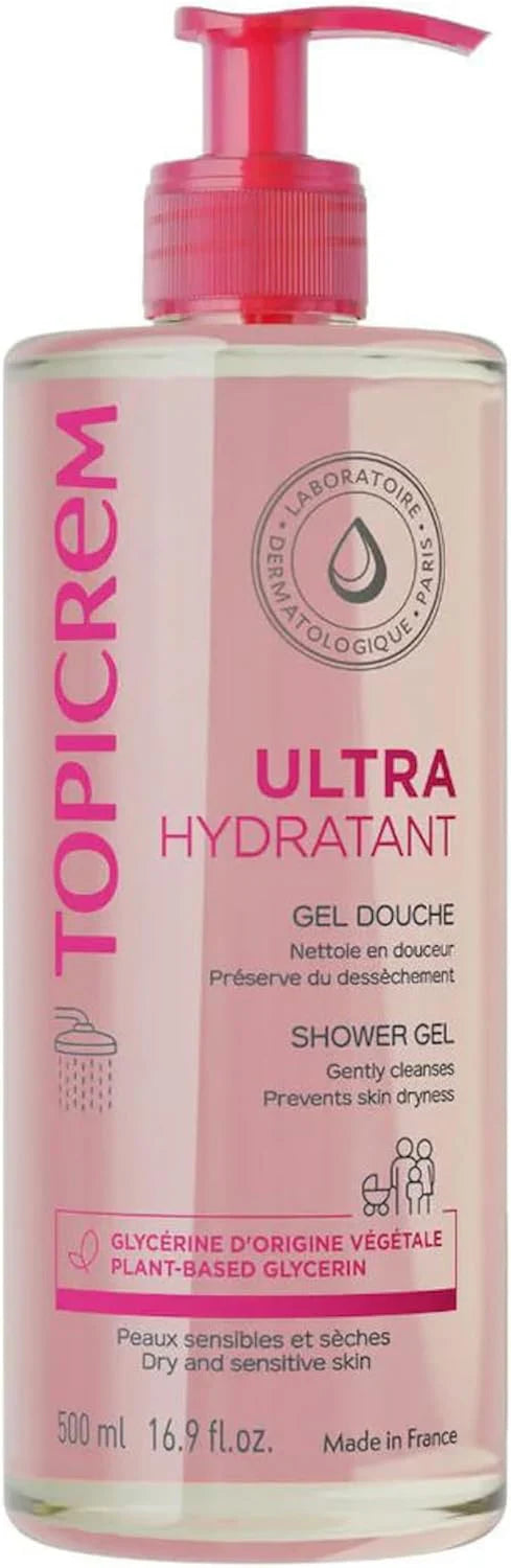 Topicrem - Gel Limpiador Piel Sensible Suave - 500 ml