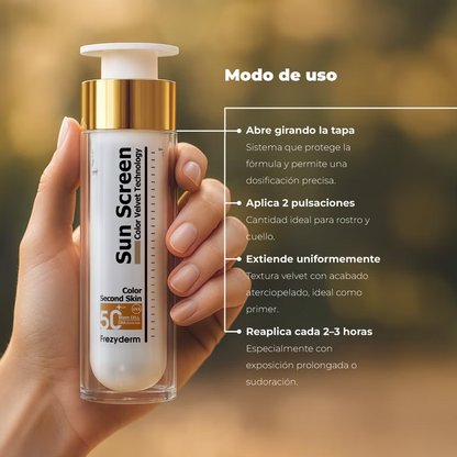 FrezyDerm Sun Screen Color Velvet Face SPF 50+