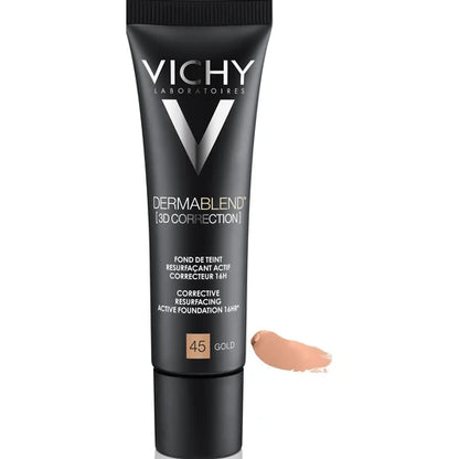 Dermablend Fluido (3D CORRECTION) SPF19 PA++++ 4 tonos