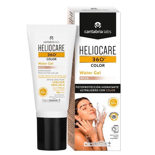 Heliocare 360º Water Gel Color Beige FPS50+ 50ml