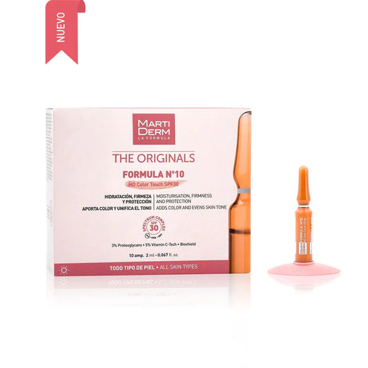 The Originals Formula Nº10 HD Color Touch SPF30 Ampolletas 10x2ml